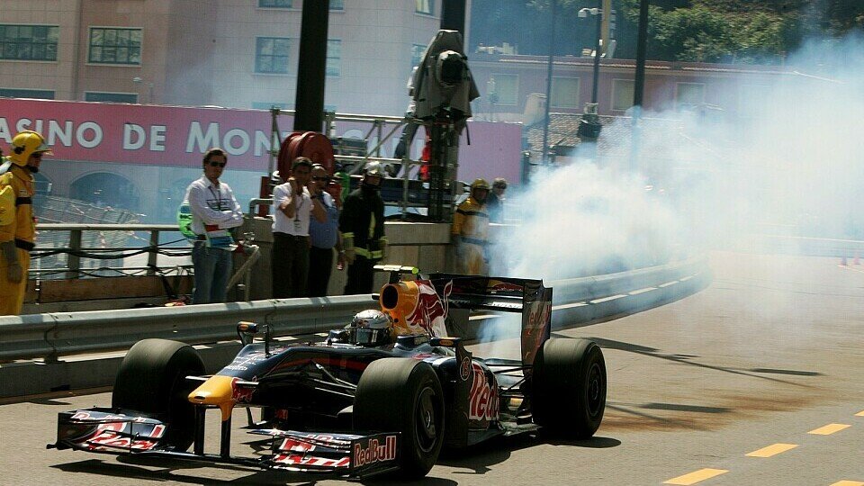 Vettel fiel einem Motorschaden zum Opfer., Foto: Sutton