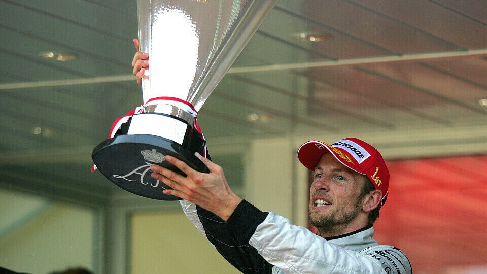 2009 war Jenson Button in Monaco ganz oben, Foto: Sutton