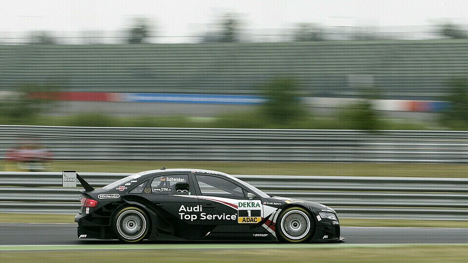 Timo Scheider musste sich in Q3 beeilen., Foto: Audi