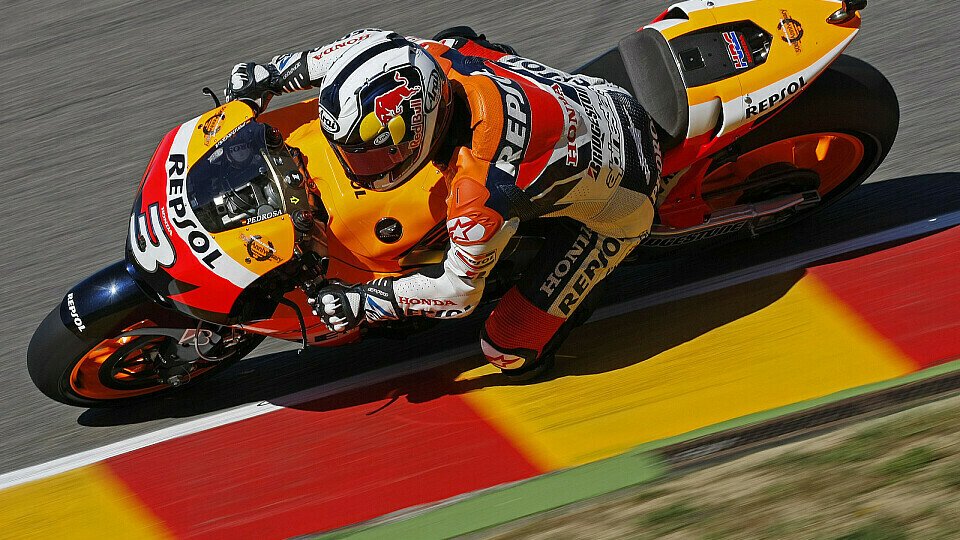 Pedrosa saß nicht bis zum Ende auf dem Motorrad., Foto: Honda