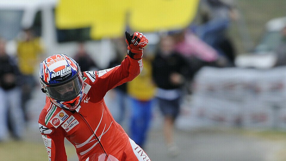 Sieg für Casey Stoner., Foto: Ducati