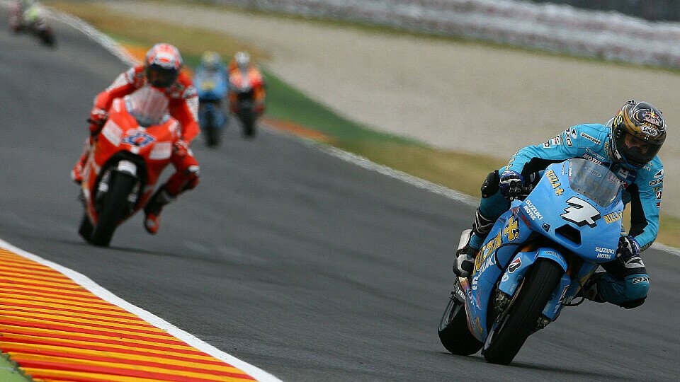 Vermeulen würde gerne Stoner abhängen., Foto: Rizla Suzuki