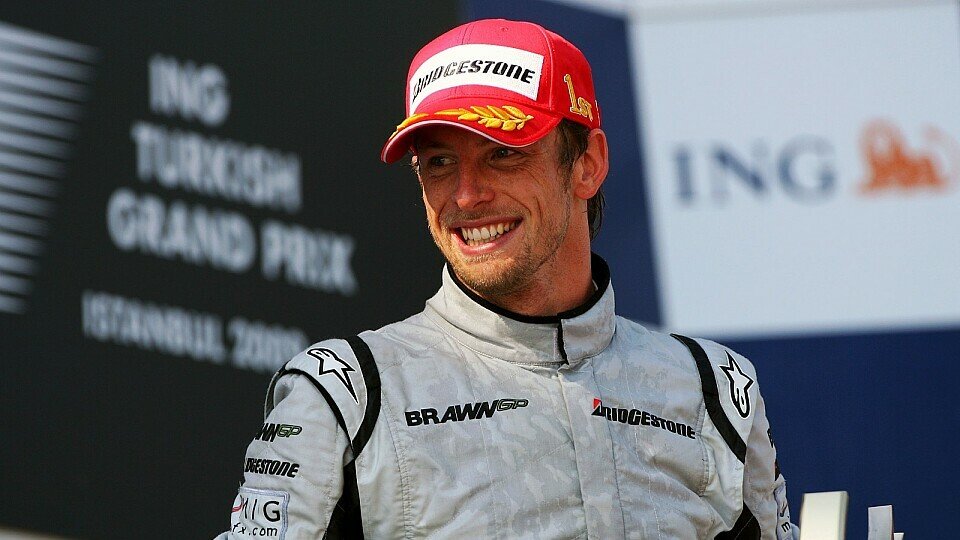 Jenson Button freut sich auf die Aufmerksamkeit in England, Foto: Sutton