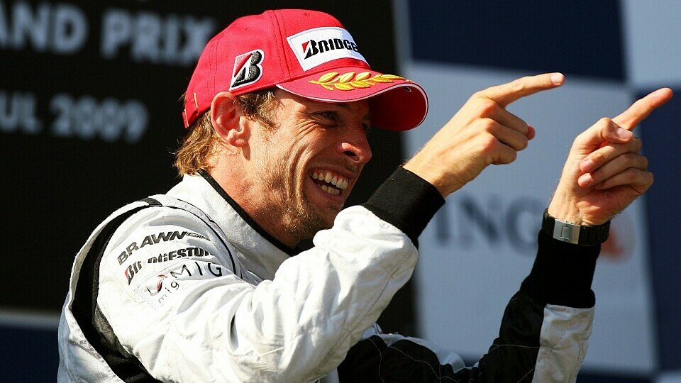 Der letzte Sieg von Jenson Button in der Saison 2009., Foto: Sutton