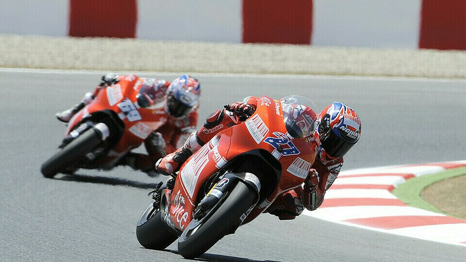 Stoner und Hayden sind guter Dinge für das Finale, Foto: Ducati