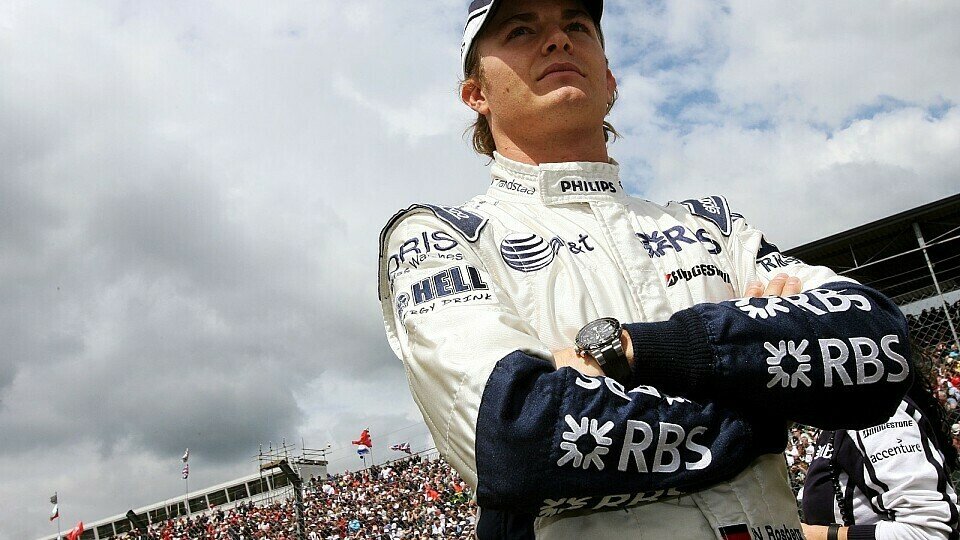 Nico Rosberg ist durchaus zufrieden, Foto: Sutton