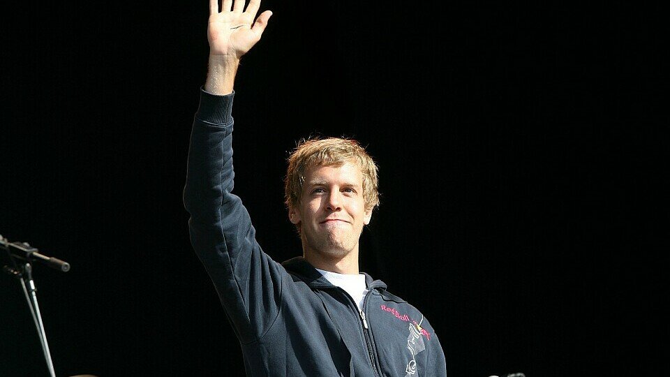 Sebastian Vettel freut sich auf zuhause, Foto: Sutton