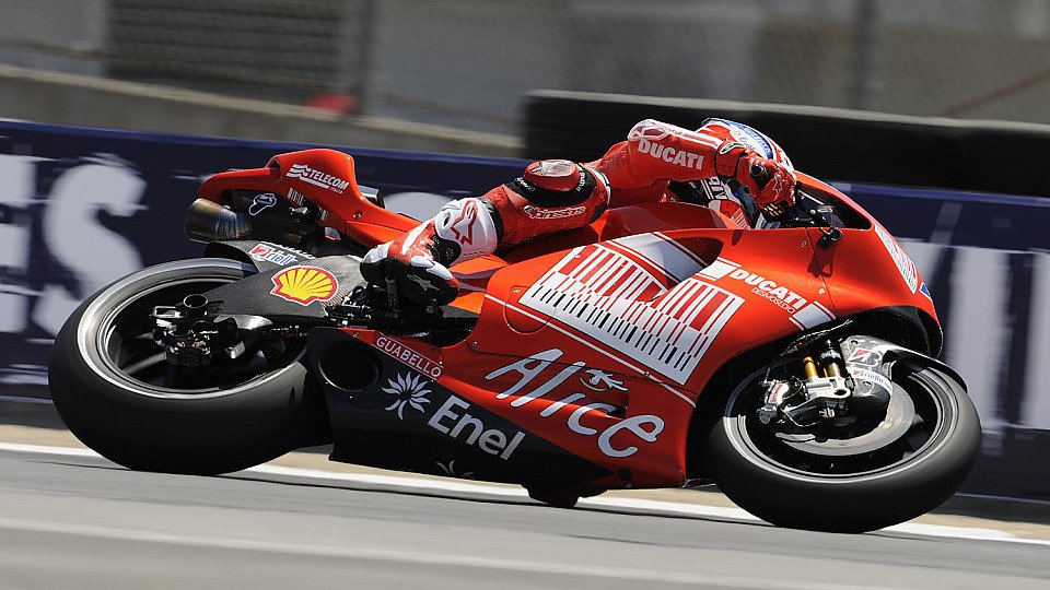 Casey Stoner war nicht zufrieden, Foto: Ducati