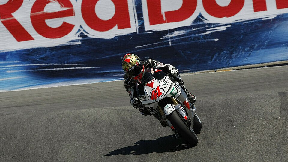Gabor Talmacsi war einmal mehr Letzter und damit gänzlich unzufrieden., Foto: Honda