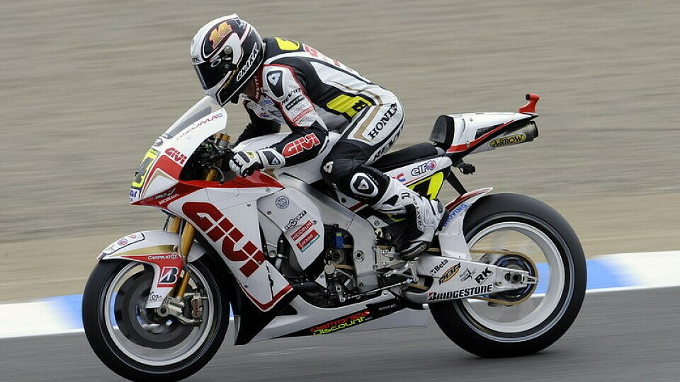 Randy de Puniet: Laufen kann er nicht, aber fahren!, Foto: LCR Honda