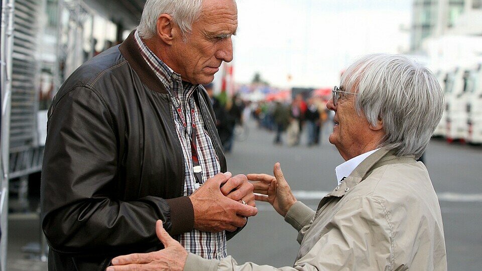 Bernie Ecclestone und Dietrich Mateschitz verbindet ein freundschaftliches Verhältnis, Foto: Sutton
