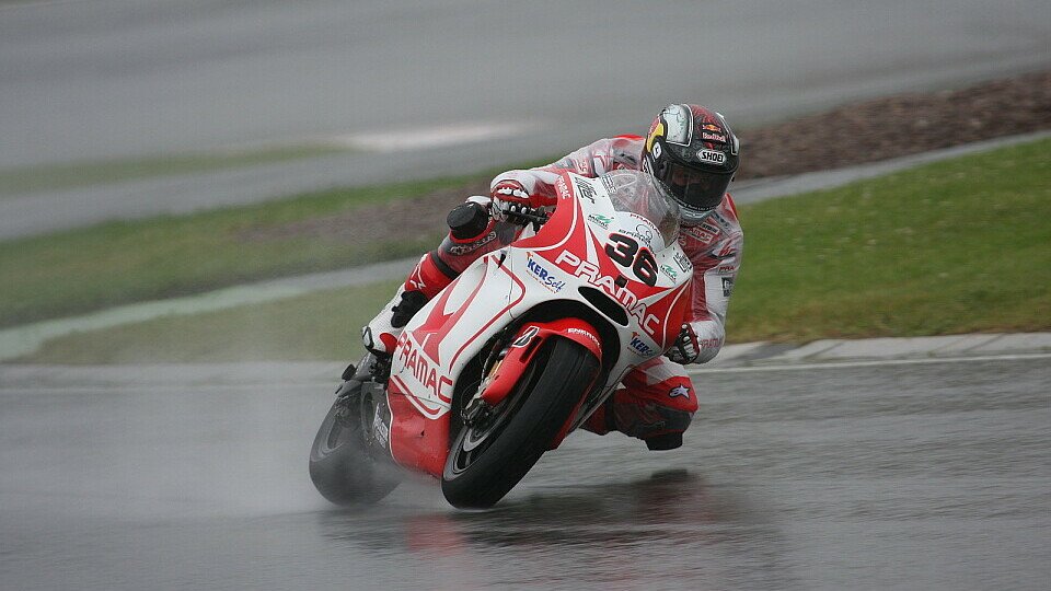 Mika Kallio fühlte sich mit der Regenabstimmung nicht wohl, Foto: Ronny Lekl
