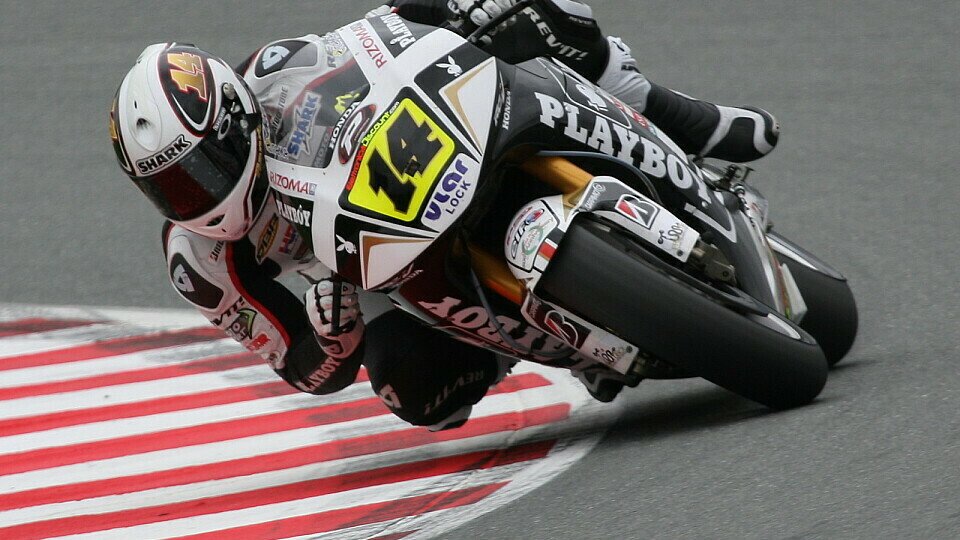 Randy de Puniet verlor in den letzten Kurven des Donington Parks zu viel Zeit., Foto: Ronny Lekl