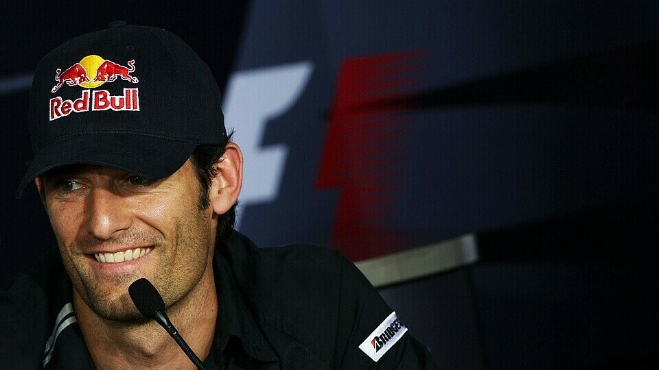 Mark Webber hat nach seinem ersten Sieg gut lachen., Foto: Sutton