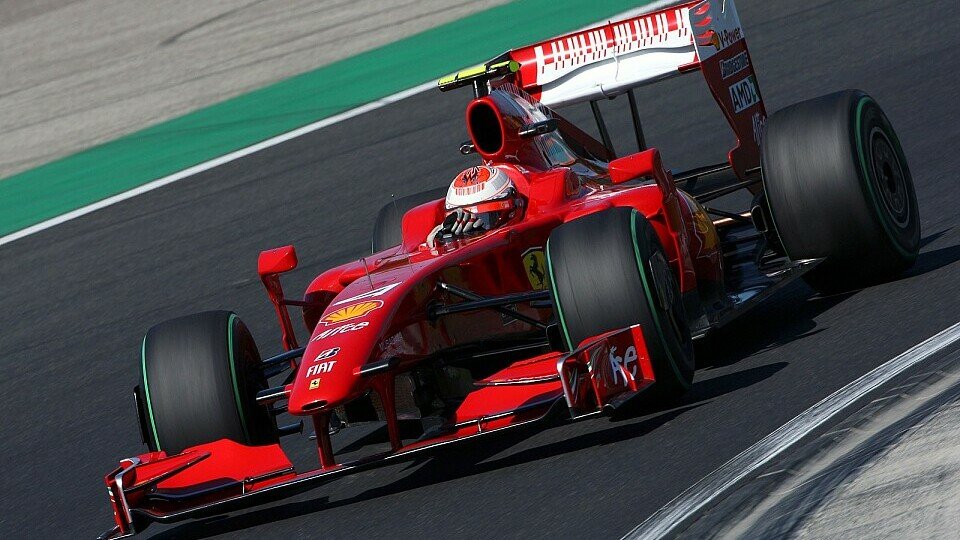 Kimi Räikkönen kam besser zurecht als Felipe Massa., Foto: Sutton