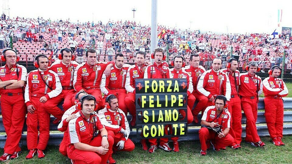 Felipe Massa dankte Maranello für die jahrelange Unterstützung auch in den schwärzesten Stunden, Foto: Sutton