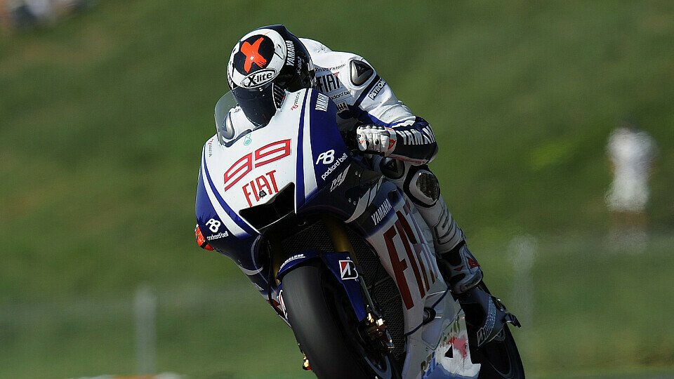 Jorge Lorenzo testete am schnellsten, Foto: Yamaha