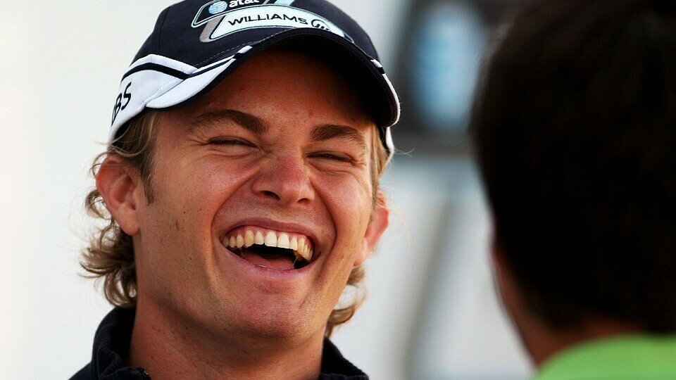 Nico Rosberg hat gut Lachen, Foto: Sutton
