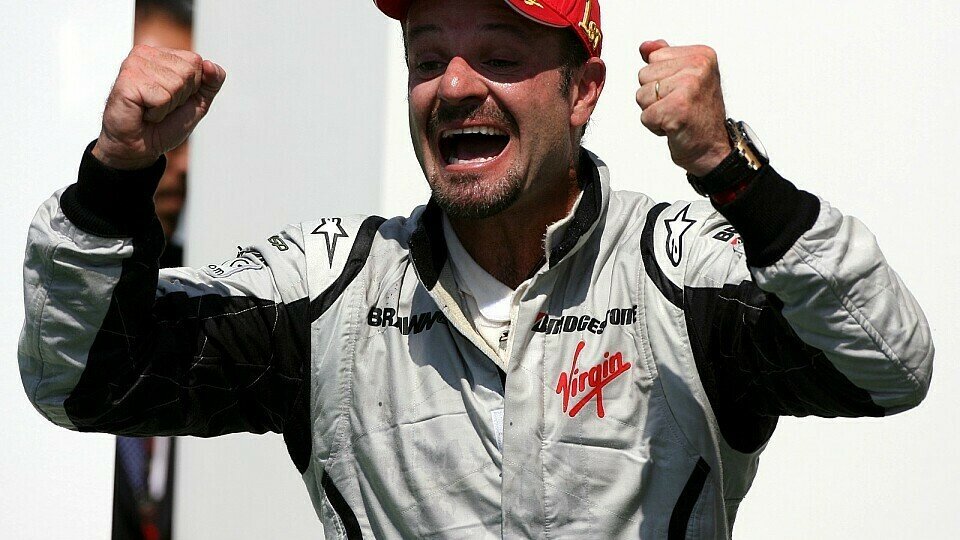 Rubens Barrichello holte seinen ersten Sieg nach Ferrari., Foto: Sutton