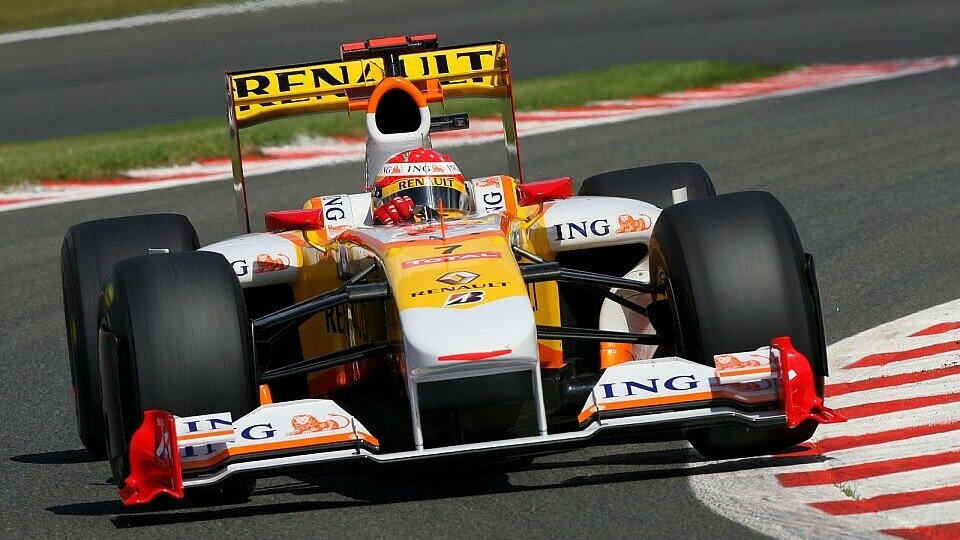 Fernando Alonso mochte die Balance seines R29, Foto: Sutton