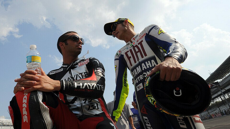 Beste Freunde werden Rossi und Melandri wohl nicht mehr, Foto: Milagro