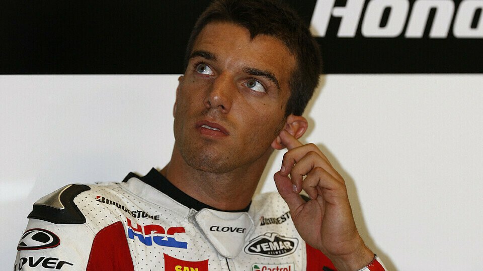 Alex de Angelis ist noch auf der Suche, Foto: Honda