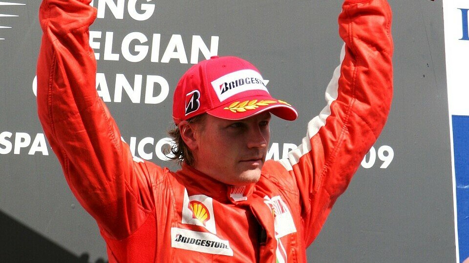 Kimi Räikkönen möchte zum Geburtstag aufs Podium., Foto: Sutton