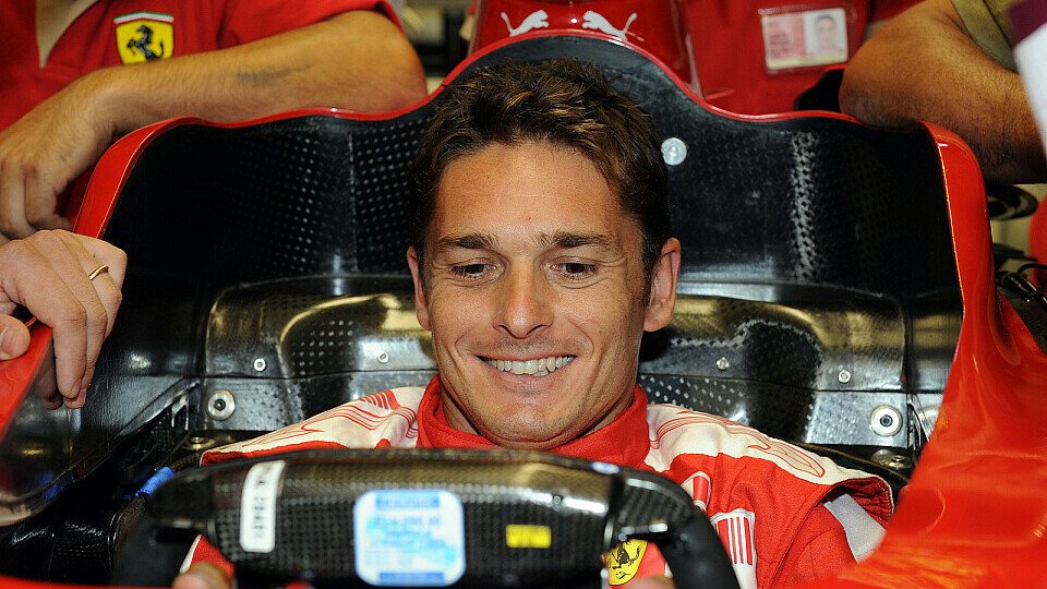 Giancarlo Fisichella erfüllt sich den roten Traum., Foto: Ferrari