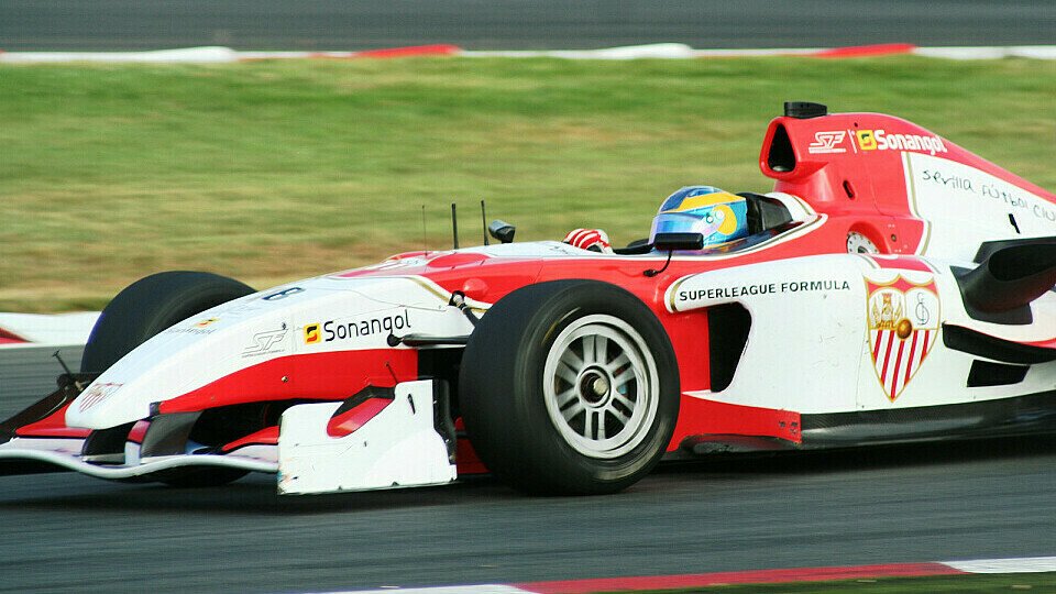 Bourdais entschied das finale dritte Rennen für sich, Foto: Superleague Formula