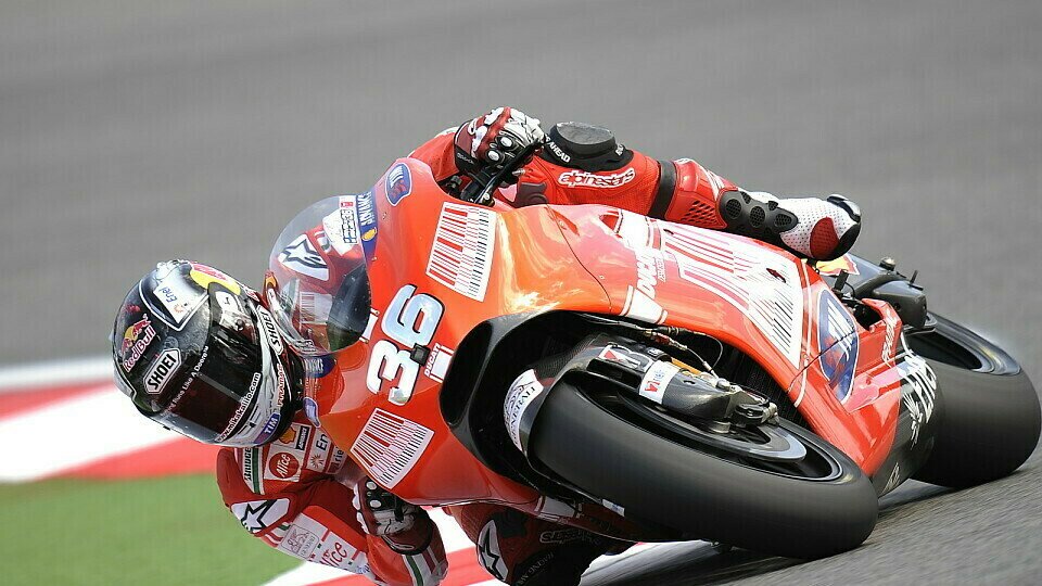 Letzte Az'usfahrt in rot für Mika Kallio in Misano., Foto: Ducati