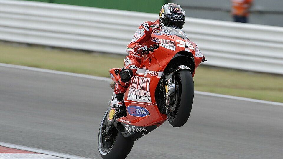 Mika Kallio beim vorerst letzten Ducati-Auftritt., Foto: Ducati