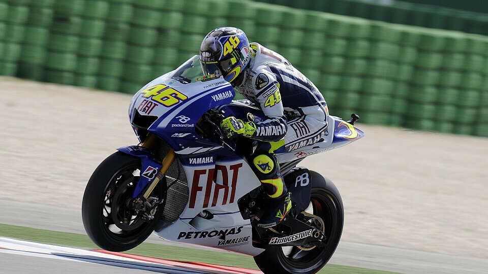 Valentino Rossi gab wieder Vollgas, Foto: Yamaha