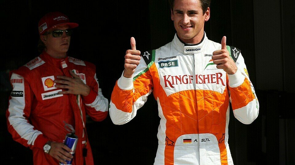 Adrian Sutil ließ 2009 einige Male aufhorchen., Foto: Sutton