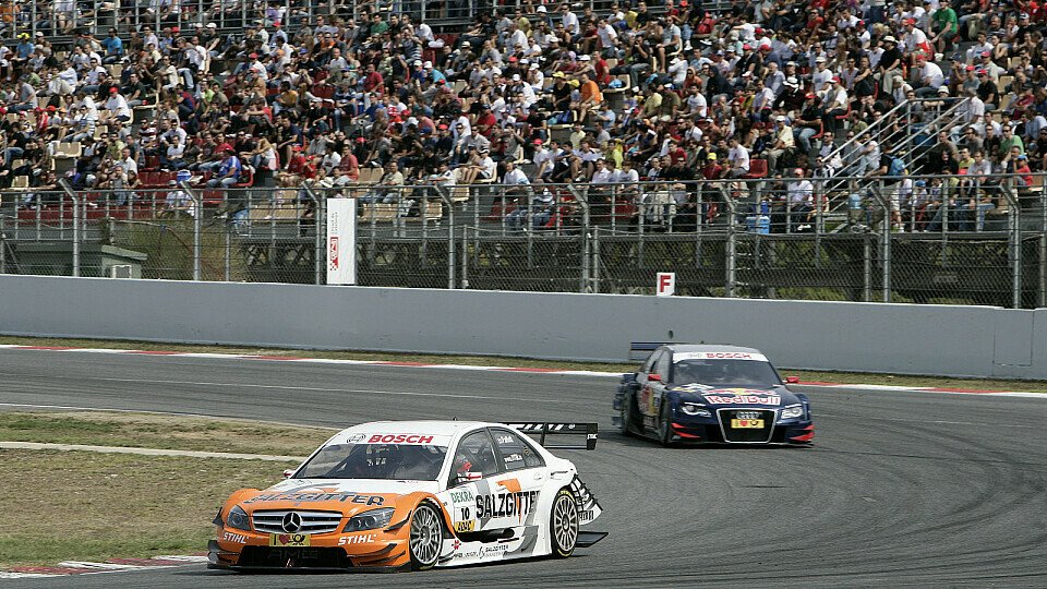 Gary Paffett hielt immerhin Mattias Ekström hinter sich., Foto: DTM