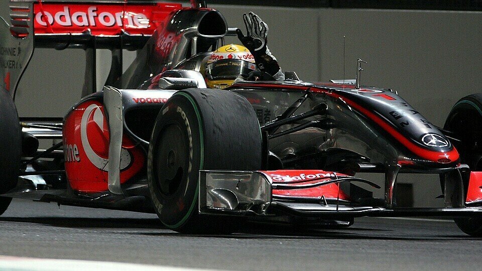 Lewis Hamilton schnappte sich den Sieg., Foto: Sutton