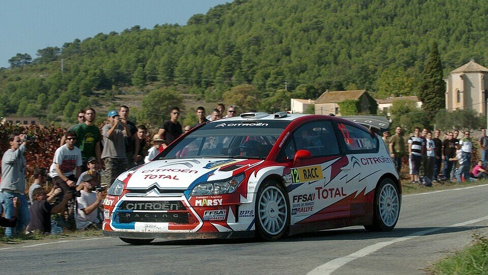 Bei der Rallye Spanien feierte Sébastien Ogier mit Rang fünf 2009 sein bislang bestes Asphaltergebnis in der WRC., Foto: Sutton