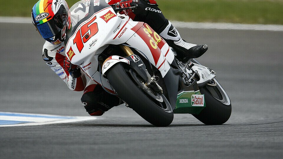 Alex de Angelis kam mit den Problemen besser zurecht, Foto: Honda