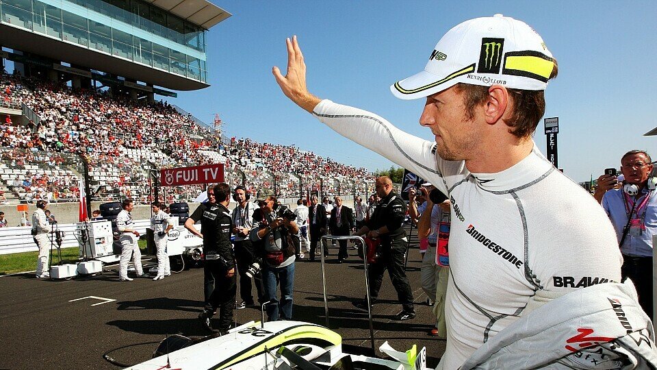 Jenson Button muss um den Titel zittern., Foto: Sutton