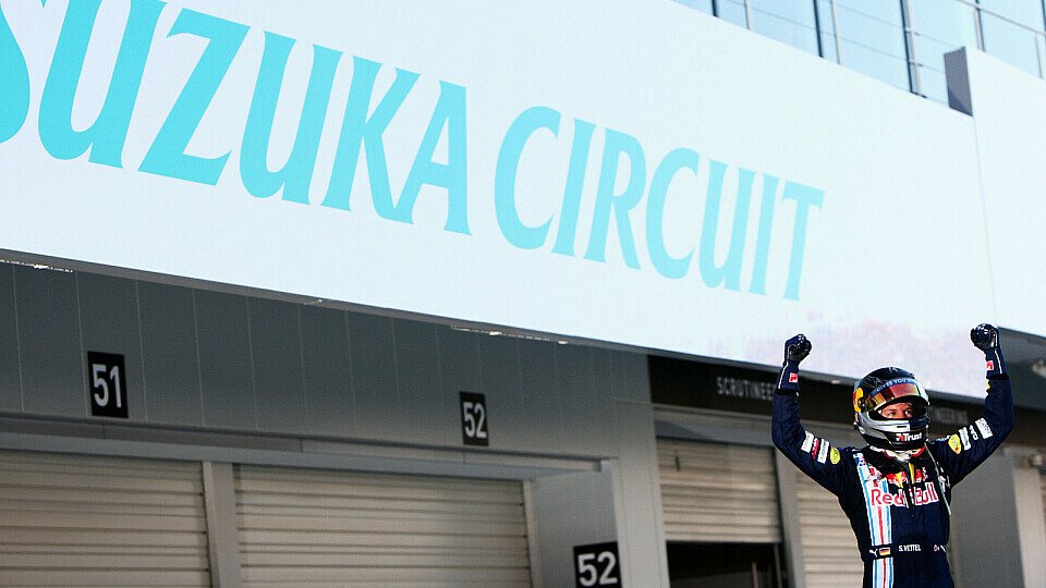 Sebastian Vettel war der König von Suzuka., Foto: Red Bull