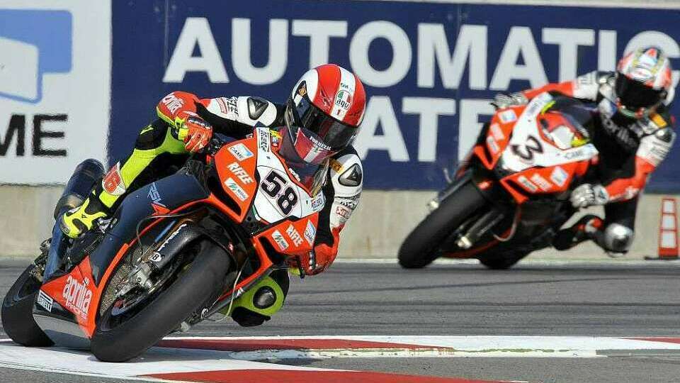 Marco Simoncelli machte bei seinem Superbike-Gastauftritt Eindruck, Foto: WSBK