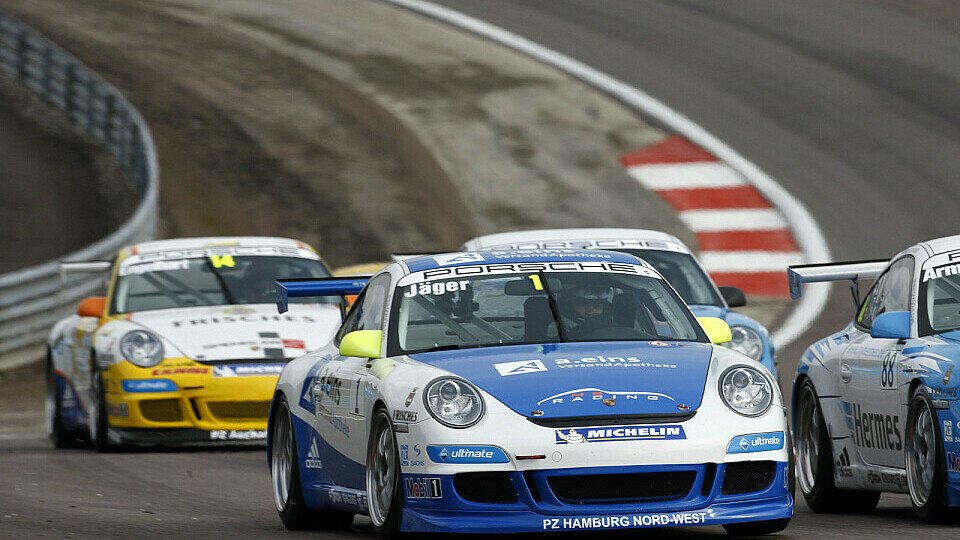 Jäger hat einen knappen Vorsprung, Foto: Porsche