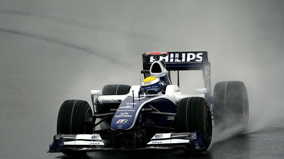 Nico Rosberg war auf Regenreifen der Schnellste., Foto: Sutton