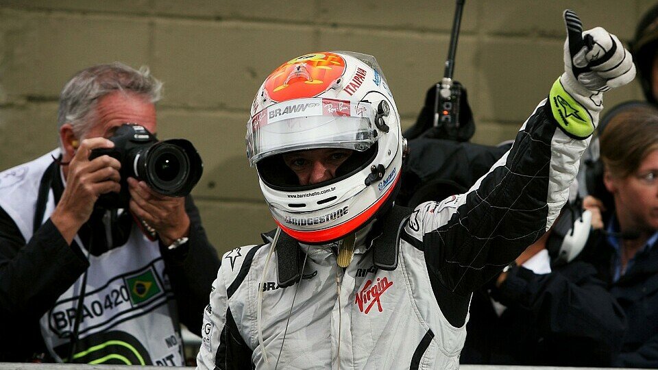 Rubens Barrichello startet von der Pole., Foto: Sutton