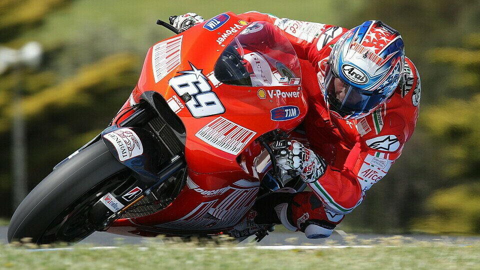 Nach dem Sturz war für Hayden nicht mehr viel drin., Foto: Ducati