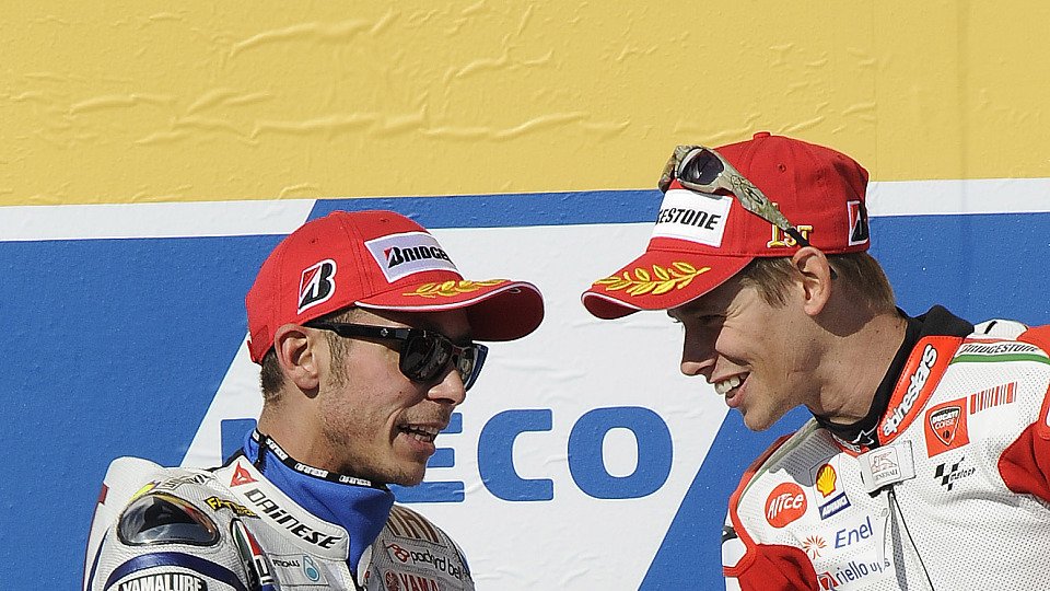 Valentino Rossi und Casey Stoner werden in Malaysia wohl wieder ganz vorne mitmischen, Foto: Yamaha