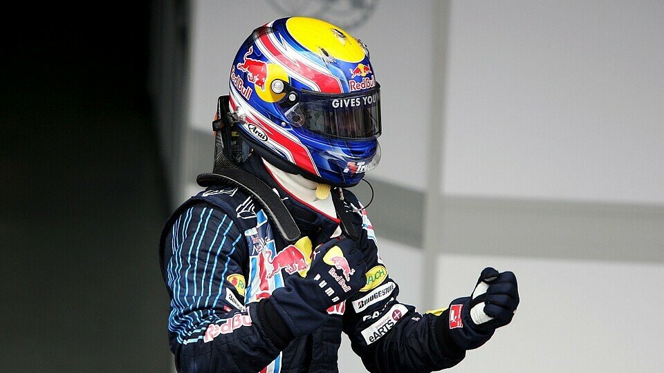 Mark Webber gewann sein zweites F1-Rennen., Foto: Sutton