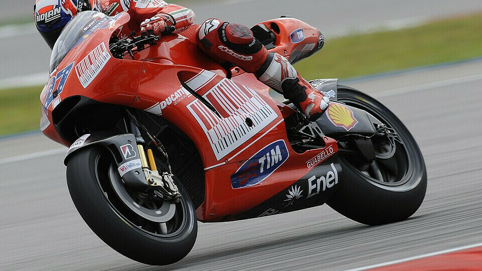 Casey Stoner bekam die Probleme nicht in den Griff, Foto: Ducati