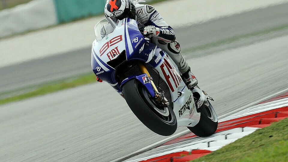Jorge Lorenzo ist mit den Einheitsreifen zufrieden, Foto: Yamaha
