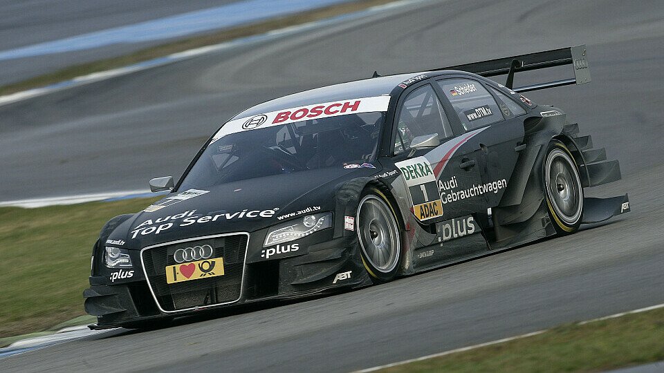Scheider fuhr die schnellste Zeit im Wam up, Foto: Audi