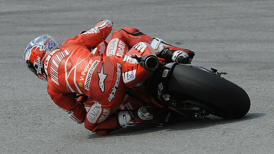 Nicky Hayden ging der Grip ab, Foto: Ducati